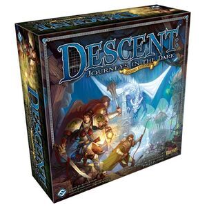 Descent: Journeys in The Dark - Second Edition Board Game. USED